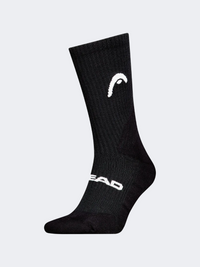 Head Unisex Tennis 1P Crew Socks Black