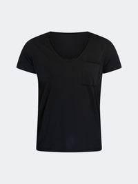 Oil And Gaz Classic Women Lifestyle V-Neck T-Shirt Black