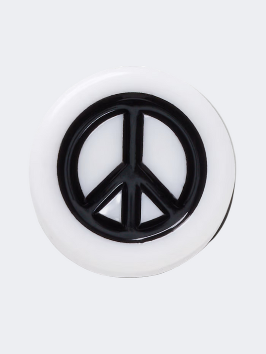 Crocs Tiny Friendship Peace Sign Unisex Lifestyle Pins White/Black