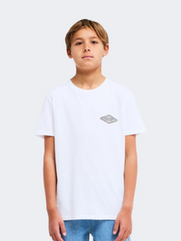 Billabong Crayon Wave Boys Lifestyle T-Shirt White