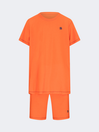 Oil&Gaz Trendy Kids-Boys Lifestyle Set Short+T-Shirt Orange
