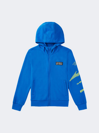 Erke Full Zip Kids-Boys Training Hoody Blue