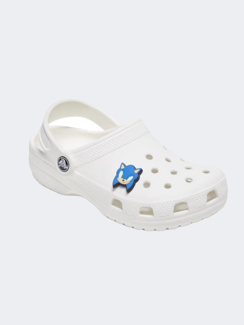 Crocs Sonic The Hedgehog Head Unisex Lifestyle Pins Blue/White/Green