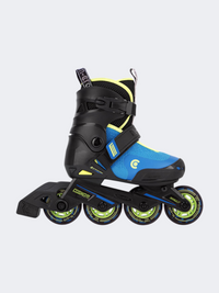 Micro Mis Cosmo With Break Set Kids In Line Skating Roller Skates Blue/Black