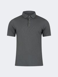 Oil And Gaz Timeless Men Lifestyle  Polo Shirt Drak Grey