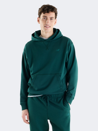 New Balance Athletics French Terry Men Lifestyle Hoody Nordic Green