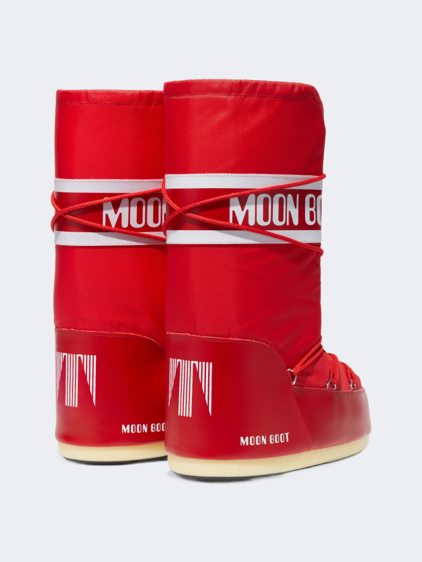 Moonboot Icon Nylon Unisex After Ski Boot Red