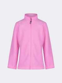 Oil&Gaz Soft Kids-Girls Skiing Full Zip Fleece Pink
