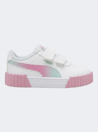Puma Carina 3.0 Faded Glow Ps-Girls Lifestyle Shoes White/Mauve