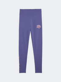 Puma Class Girls Lifestyle Tight Blue Crystal