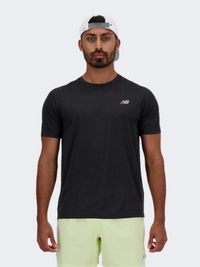New Balance Athletics Men Performance T-Shirt Black