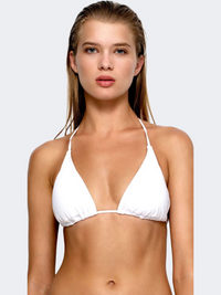 Blu4U Solids Women Beach Bra White