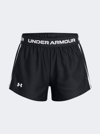 Under Armour Tech Play Up Girls Training Short Black/White