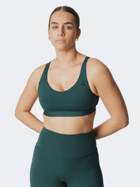 Adidas All Me Essentials Medium Support Women Training Bra Aurora Ivy