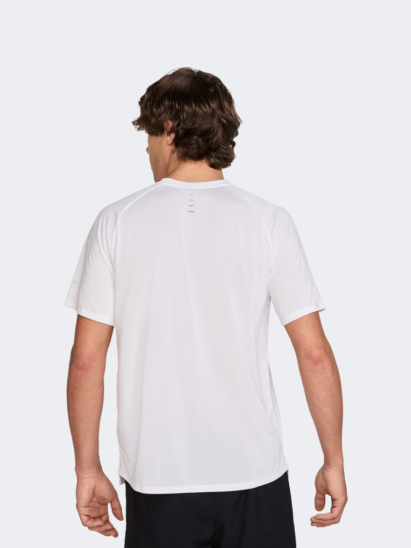 Nike Df Adv Stride Men Running T-Shirt White/Silver