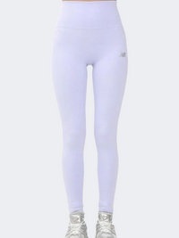 New Balance Essential High Rise 25 Inch Women Performanc 7/8 Tight Smoked Violet