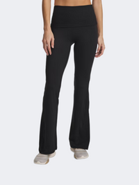 Under Armour Meridian Rib Foldover Flare Women Training Tight Black