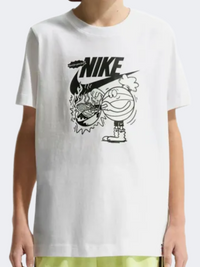 Nike Sportswear Sole Food Boys Lifestyle T-Shirt White