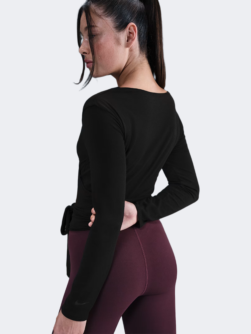 Nike One Df Relaxed Women Training Long Sleeve Black/Dark Grey