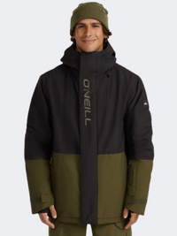 ONeill Originals Hybrid Men Skiing Jacket Blackout/Olive
