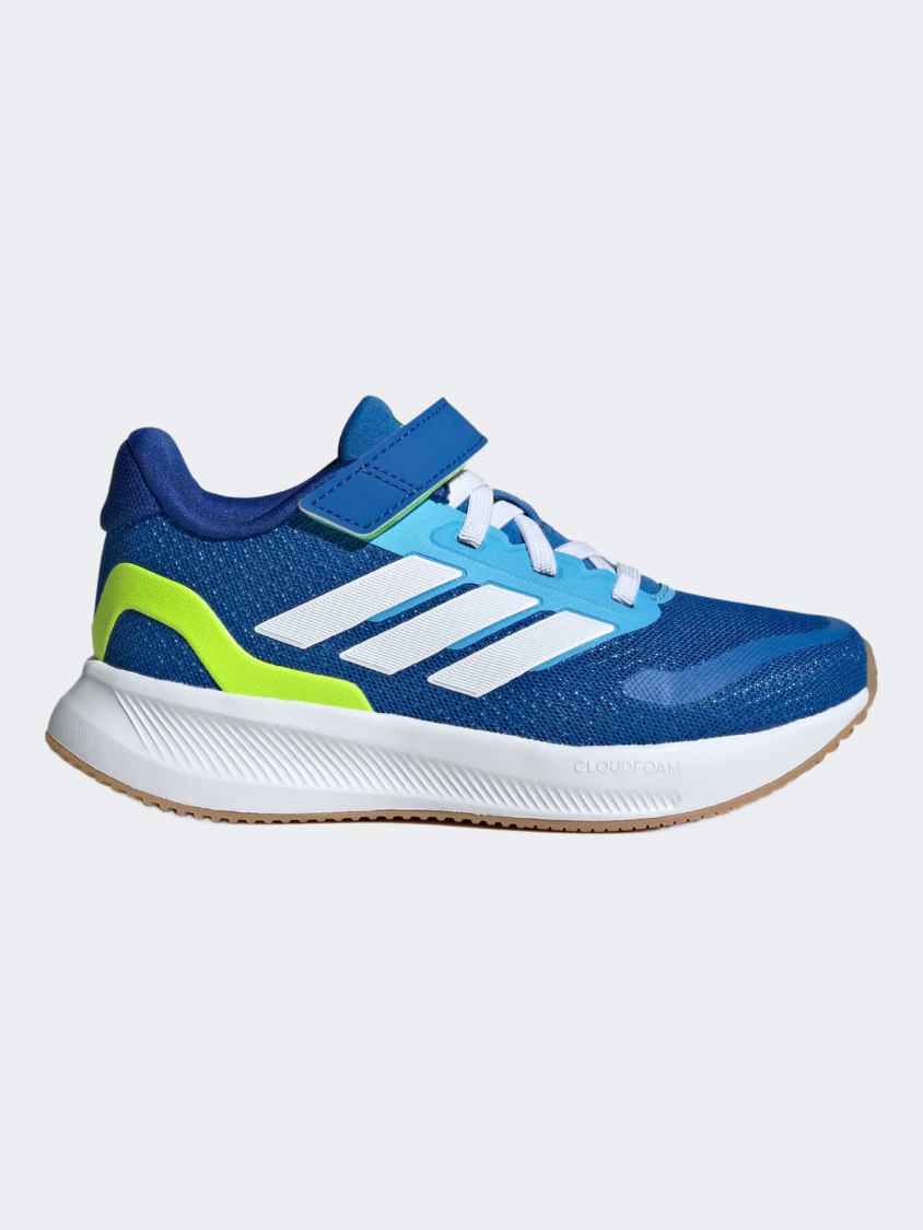 Adidas Runfalcon 5 Ps-Boys Running Shoes Blue/White/Lemon