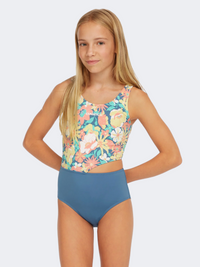 Oneill Cali Holiday Girls Beach Monokini Blue Santa Monica