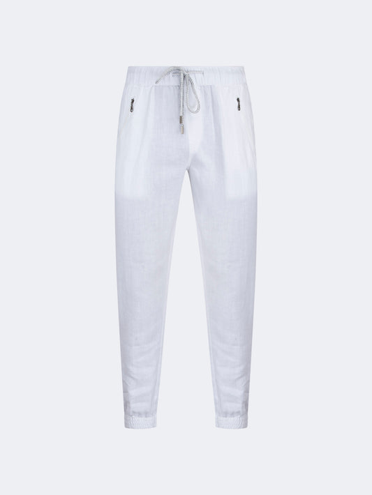 Pier St Barth Miami 100 Men Beach Pant White