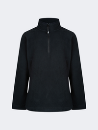 Oil&Gaz Warm Kids-Girls Skiing 1/4 Zip Fleece Black