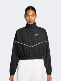 Nike Sportswear Windrunner Woven Women Lifestyle Jacket Black/Chalk