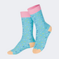 Eat My Socks Joe Donut Kids-Girls Lifestyle Sock Blue/Multicolor