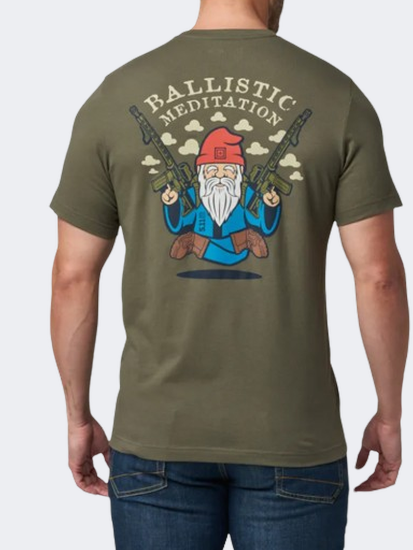 5-11 Ballistic Meditation Men Tactical T-Shirt Ranger Green