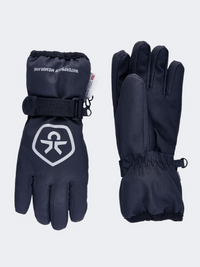 Color Kids Skiing Gloves Total Eclipse