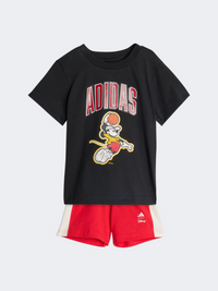 Adidas Disney Mickey Mouse Baby-Boys Sportswear Set Black/Off White