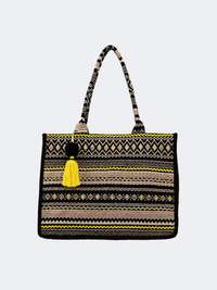 Amelie Boho Women Beach Bag Black