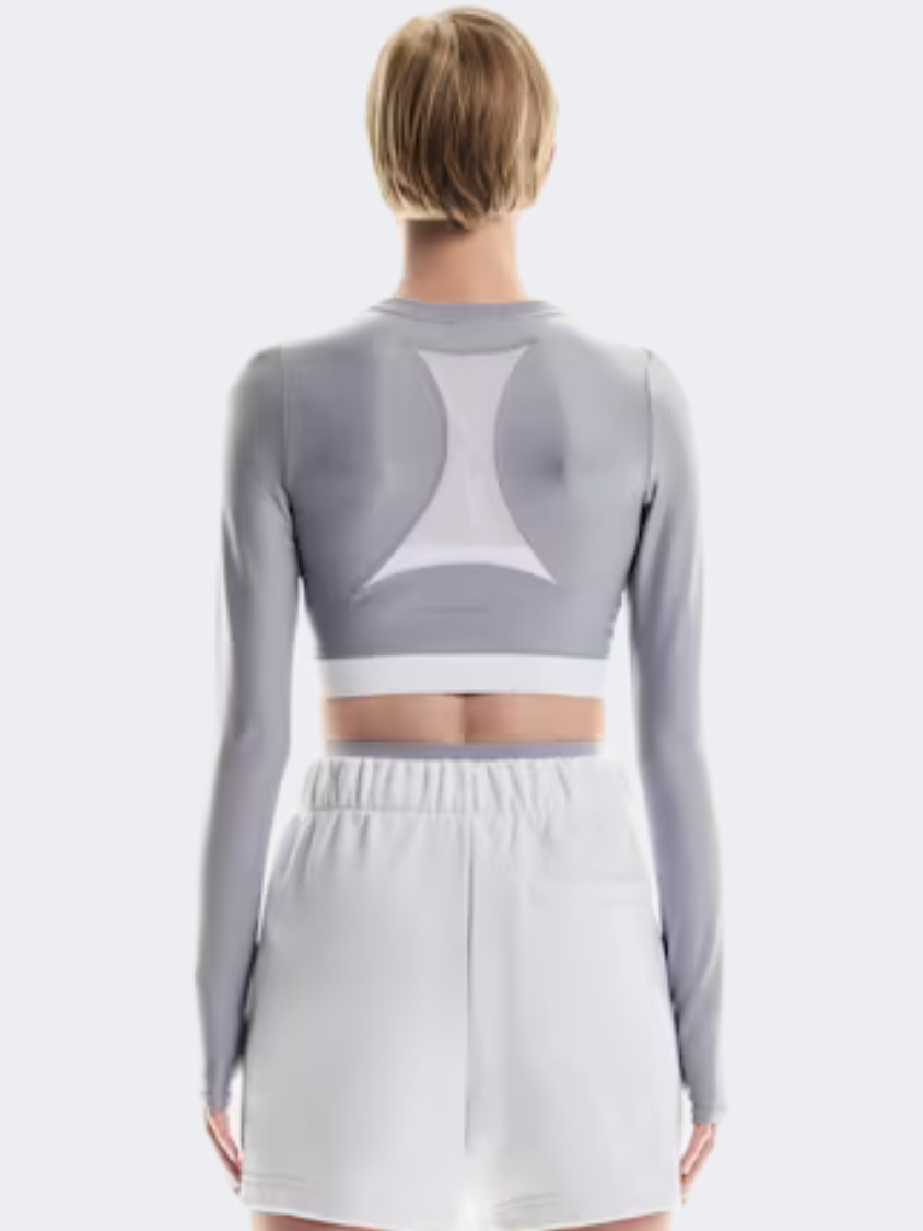 On Train Crop Women Training Long Sleeve Lilac