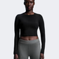 On Studio Long-T Crop Women Training Long Sleeve Black