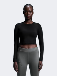 On Studio Long-T Crop Women Training Long Sleeve Black