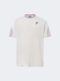 Head Men Play Tech T-Shirt Round Neck Regular Fit White