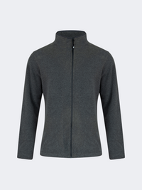 Oil&Gaz Soft Men Skiing Full Zip Fleece Grey