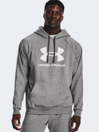 Under Armour Rival Fleece Logo Men Lifestyle Hoody Castlerock/White