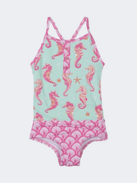 Hatley Fantas Sea Kids-Girls Beach Monokini Multicolor