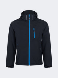 Topten Stylish Men Skiing Jacket Black/Blue