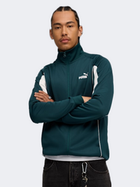 Puma Sport Poly Track Men Lifestyle Jacket Green Terrain