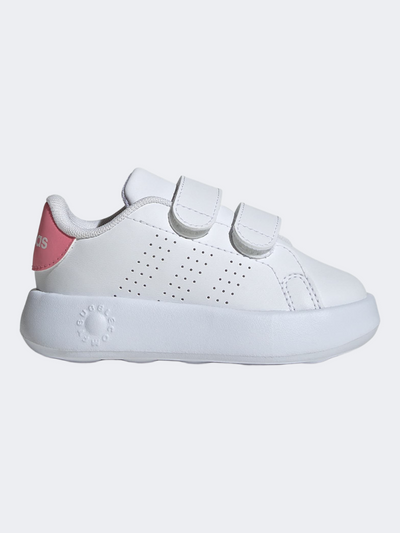 Adidas Advantage Infant-Girls Sportswear Shoes White/Pink/Black