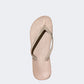 Oil And Gaz Flamingo Women Beach Slippers Beige