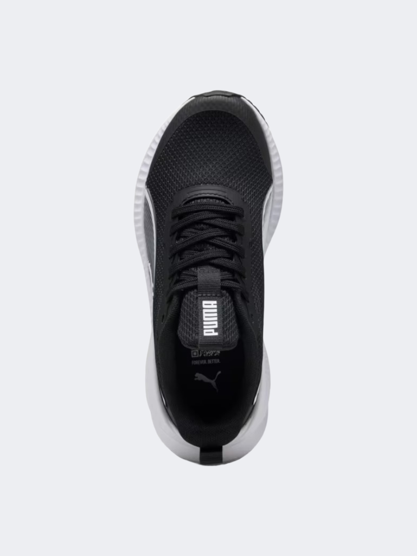 Puma Flyer Lite 3 Gs Boys Running Sneakers Black/White