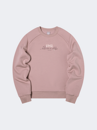 Erke Pullover Women Training Sweatshirt Smoke Pink