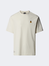 The North Face Icon Mountain Men Lifestyle T-Shirt White Dune