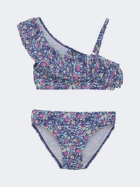 Color Kids Girls Beach Bikini Set Dark Navy