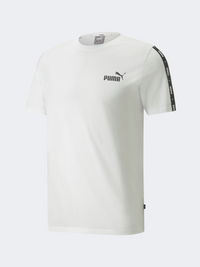 Puma Essential Tape Men Lifestyle T-Shirt White